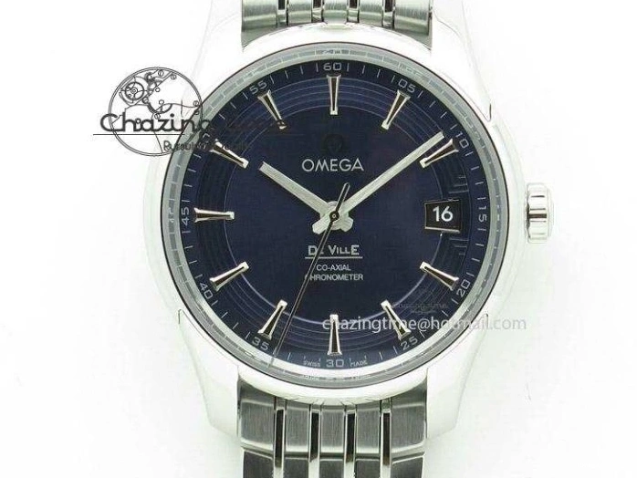 0427 Youthful De Ville Prestige Small Second TWF 1:1 Best Edition Blue Dial on Black Leather Strap MIYOTA 8035